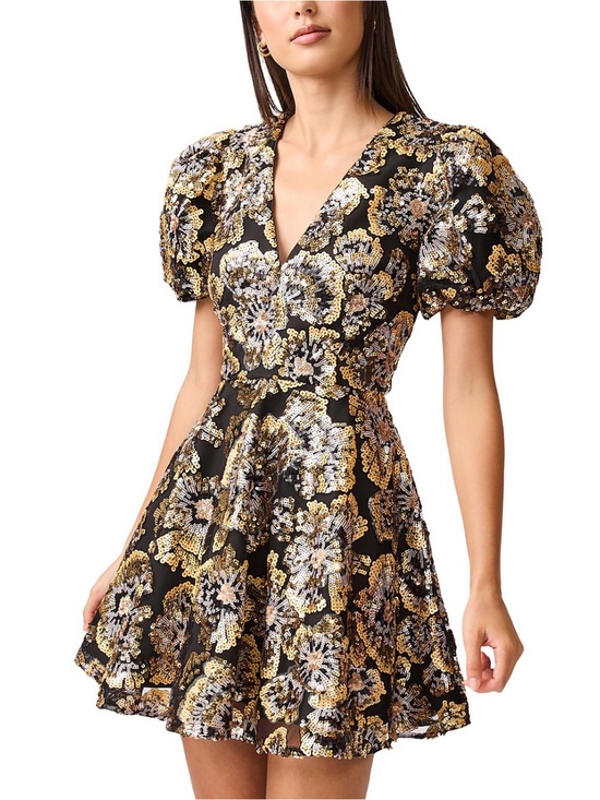 Elliatt Dresses & Skirts - NWT - Elliatt Floral Sequin Dress
